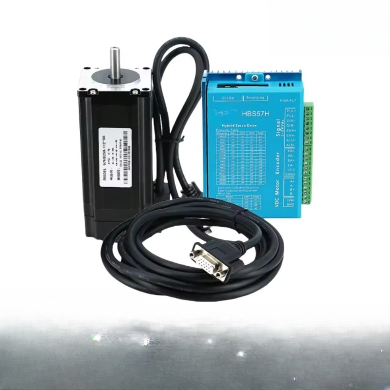 Nema 23 Closed Loop Stepper Motor Driver Kit - HLTNC 57 Nema23 57HS112mm 2 Fazlı